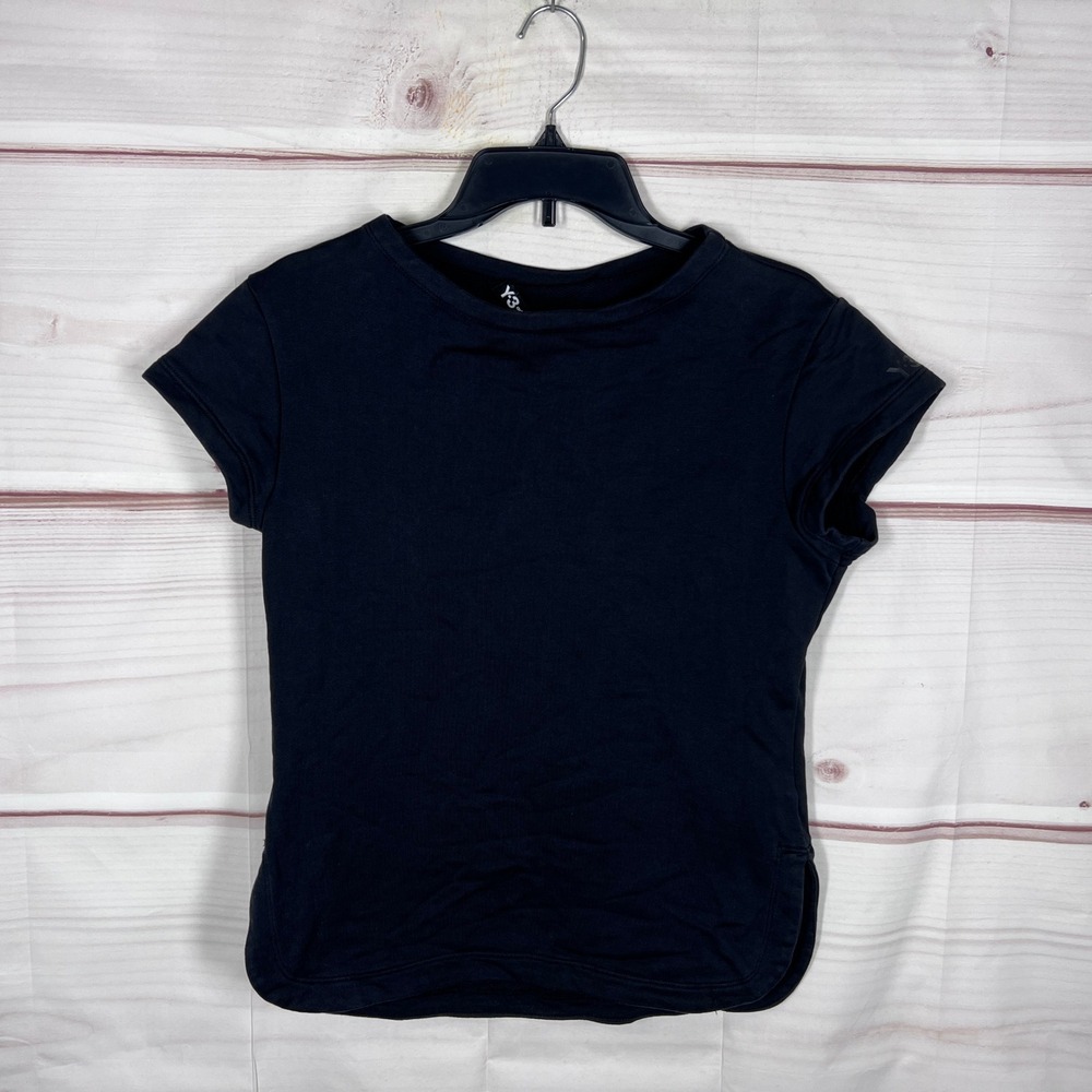 adidas Y-3 Yohji Yamamoto Top Women S Black Sweatshirt Cut Out Back Cotton Top